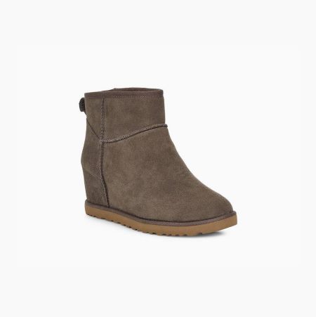 UGG Classic Femme Mini Brown Boots for Women (QDME76920)